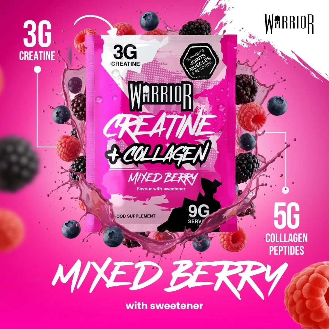Warrior Creatine Plus Collagen – 15 Sachet Pack (30 Servings) - Image 4