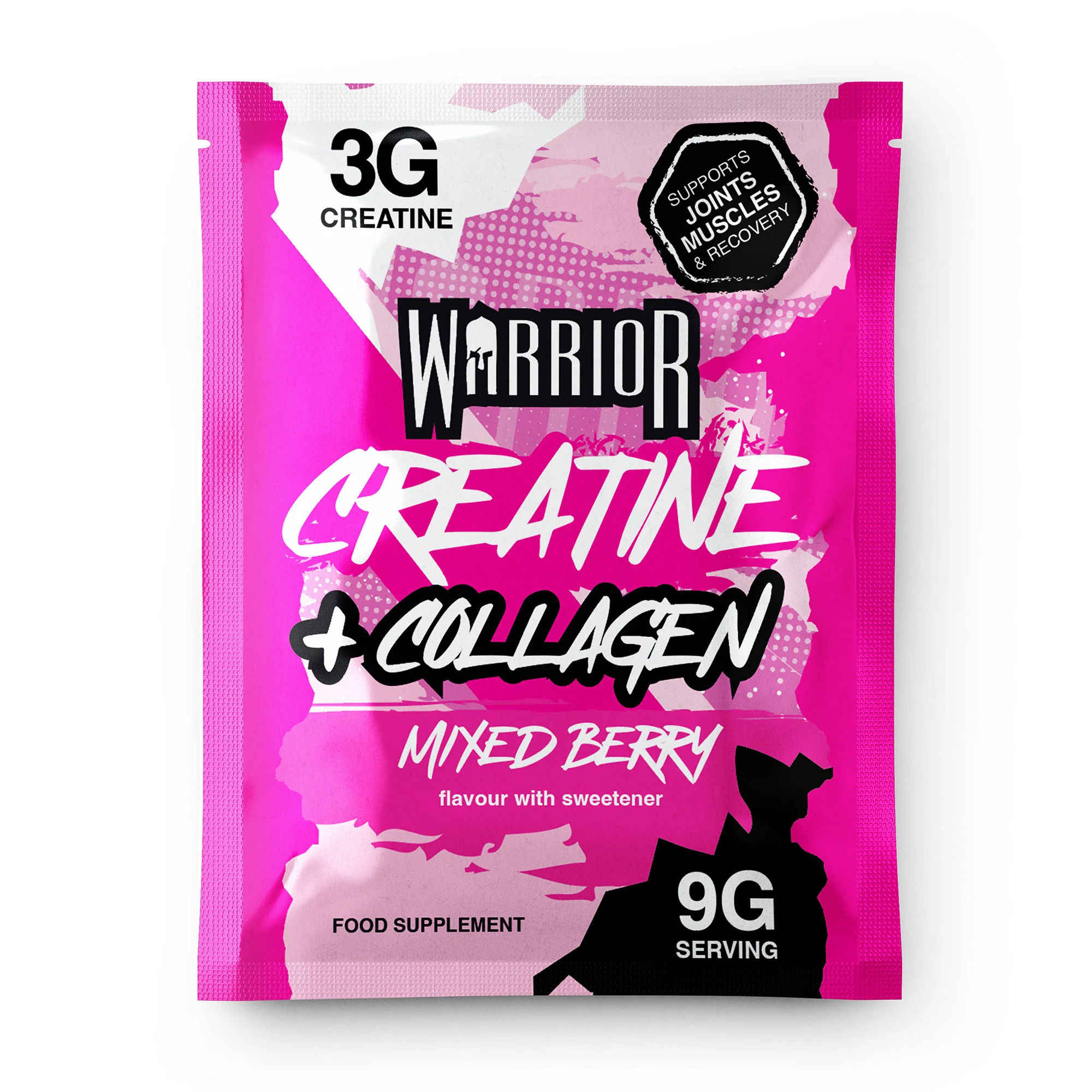 Warrior Creatine Plus Collagen – 15 Sachet Pack (30 Servings) - Image 9