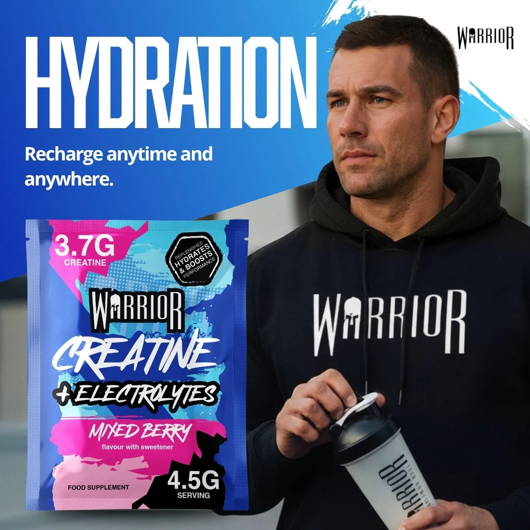 Warrior Creatine Plus Electrolytes – 15 Sachet Pack (30 Servings) - Image 3