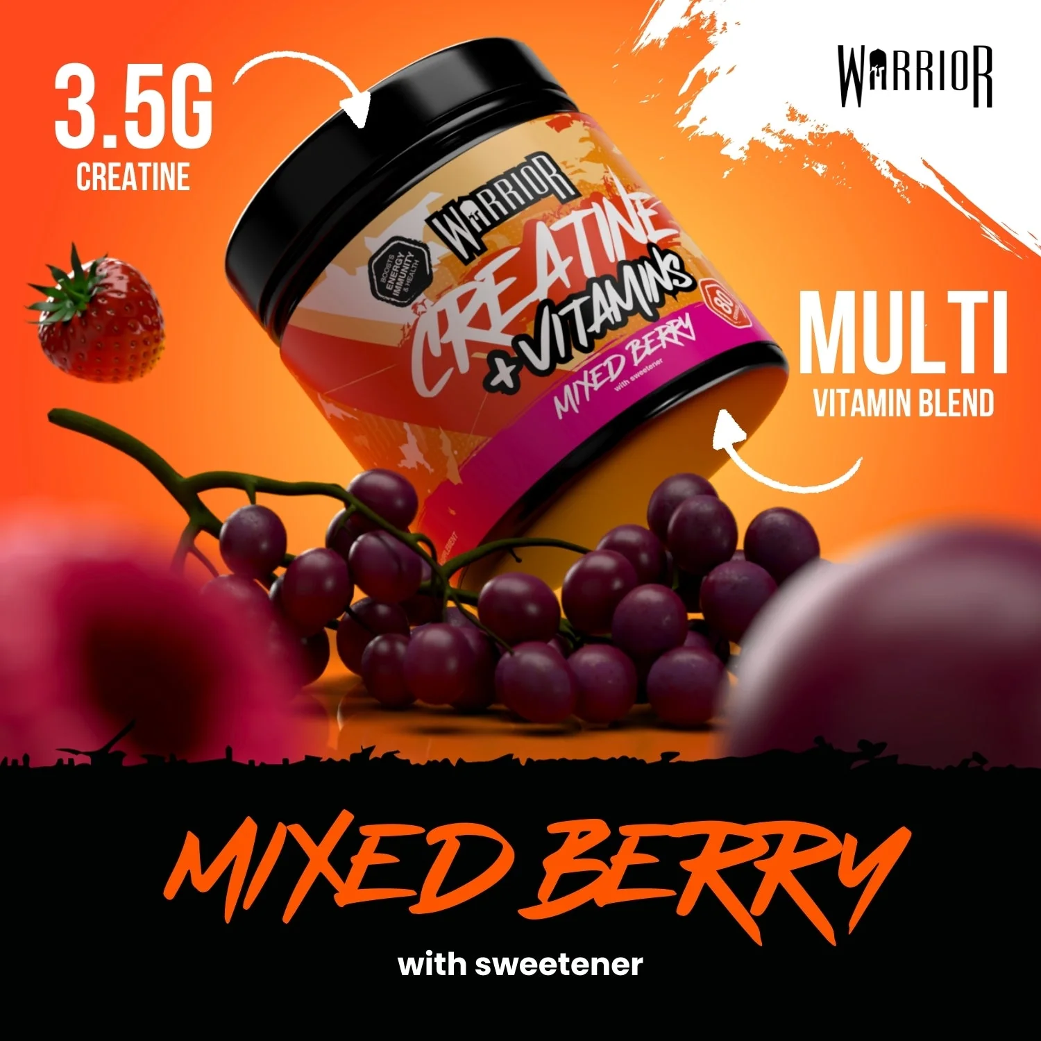 Warrior Creatine Plus Vitamins - Image 2