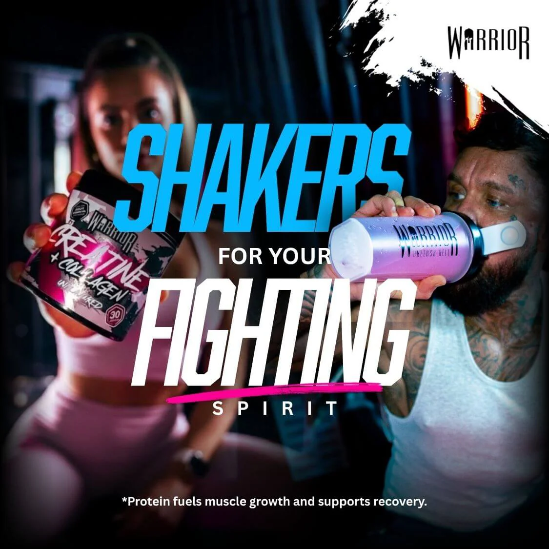 Warrior Home of Creatine Shaker – 600ml Black | Premium Leak-Proof Protein Shaker Bottle - Image 9