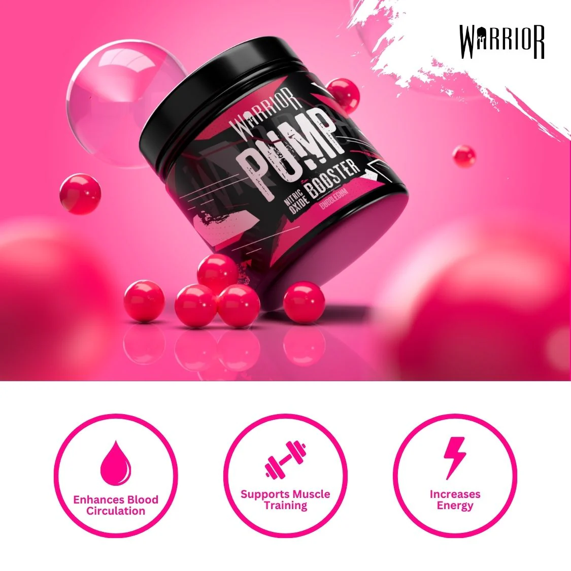 Warrior Pump Pre-Workout Powder - Image 2