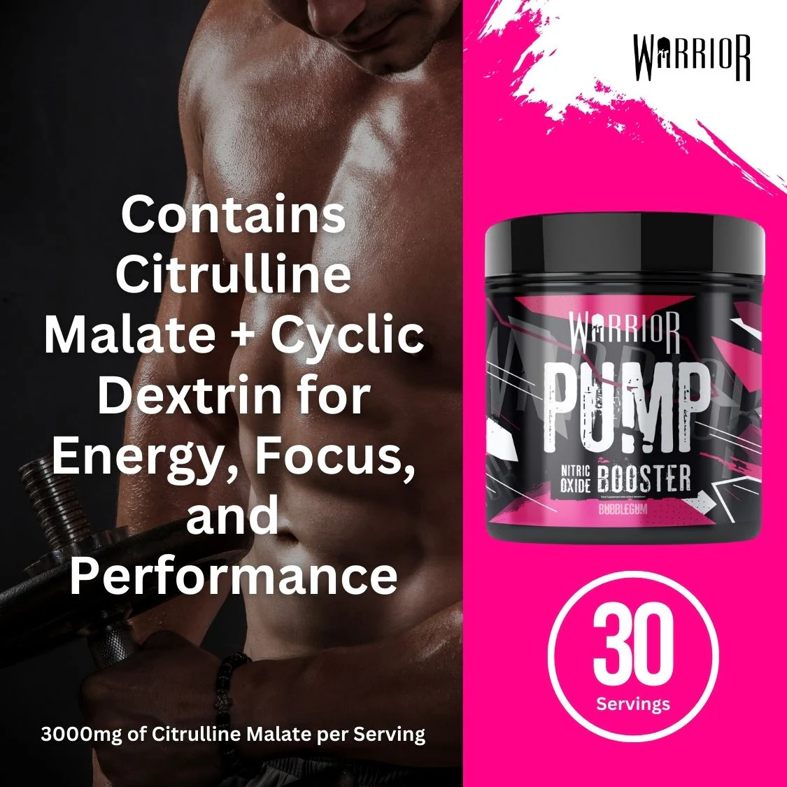 Warrior Pump Pre-Workout Powder - Image 4