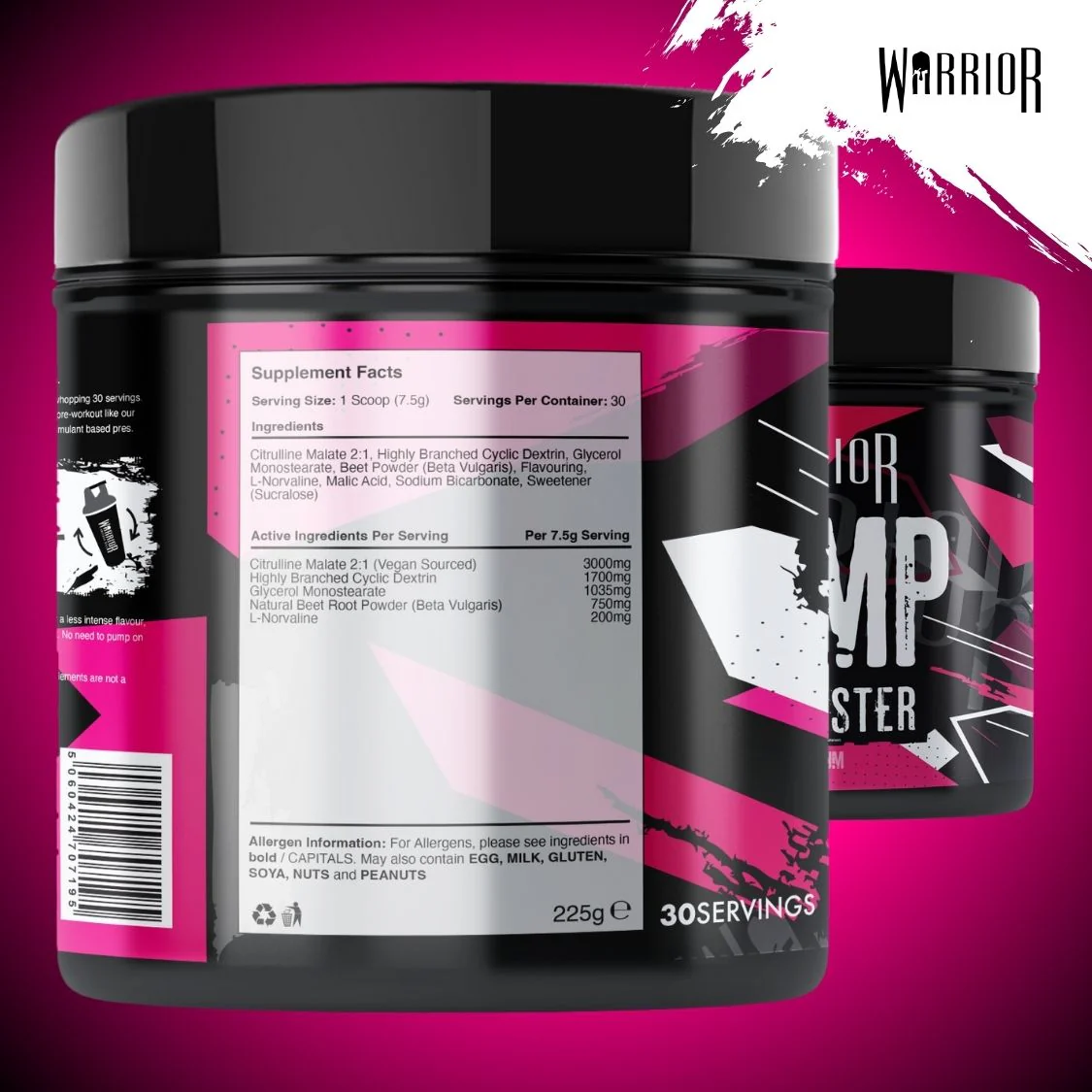 Warrior Pump Pre-Workout Powder - Image 6