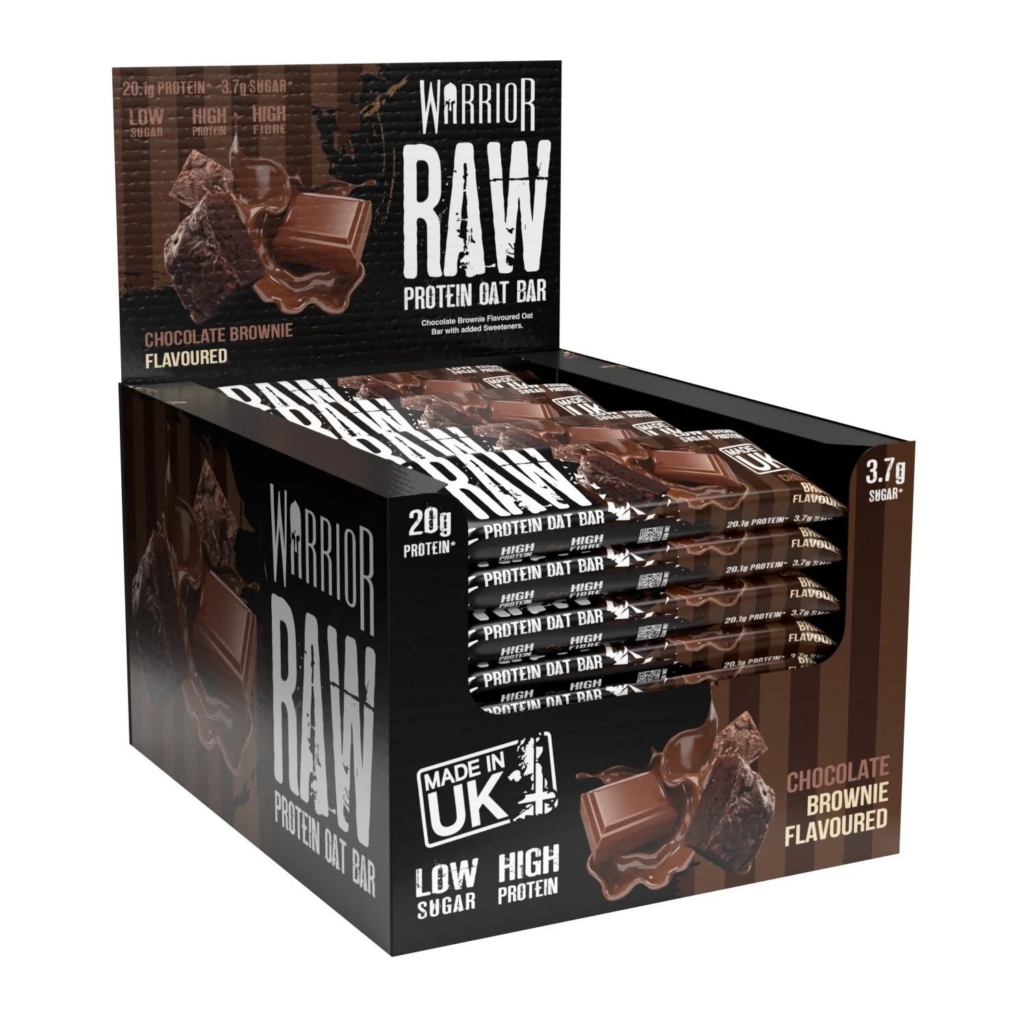 Warrior RAW Protein Bar - 24 x 75g Bars - Image 17