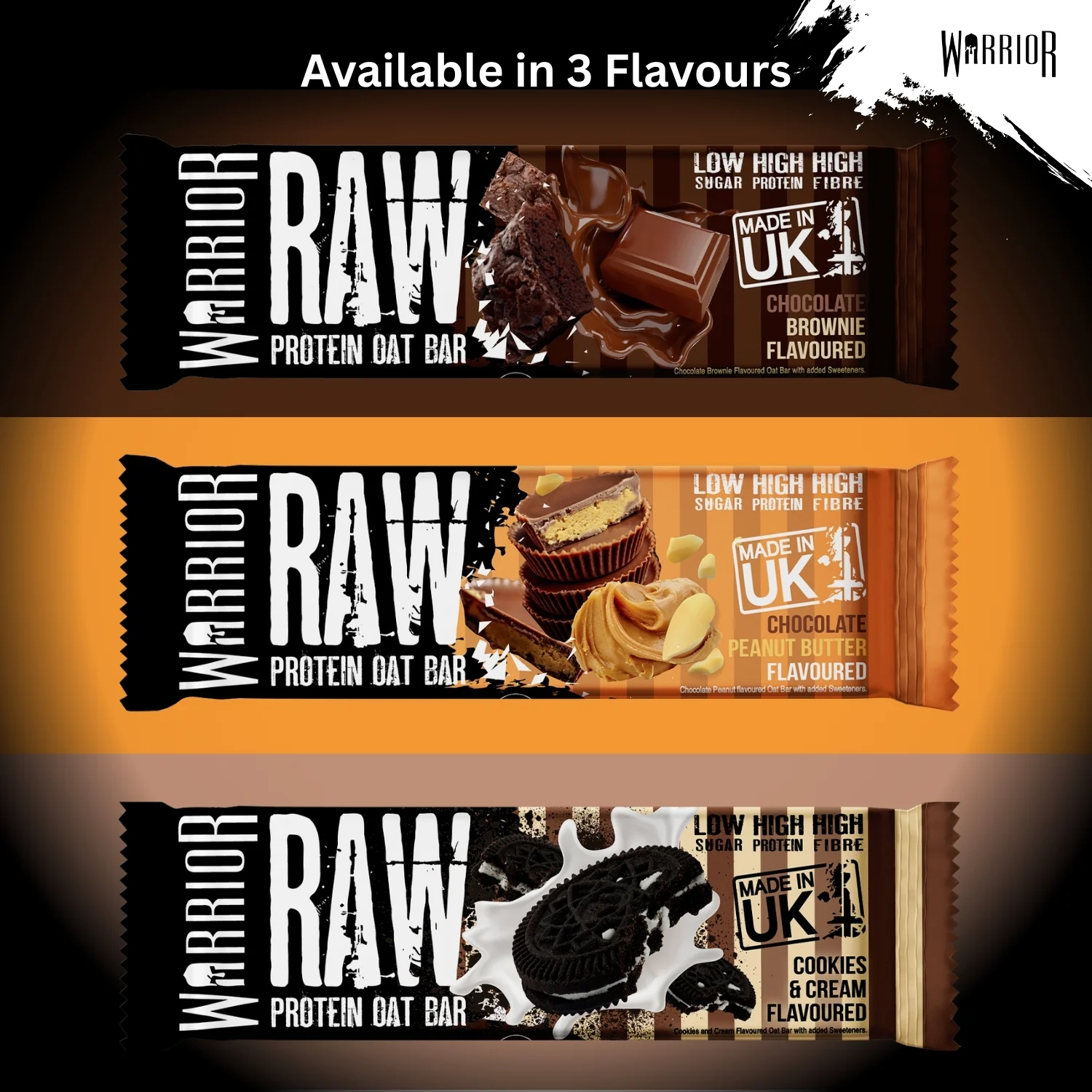 Warrior RAW Protein Bar - 24 x 75g Bars - Image 5