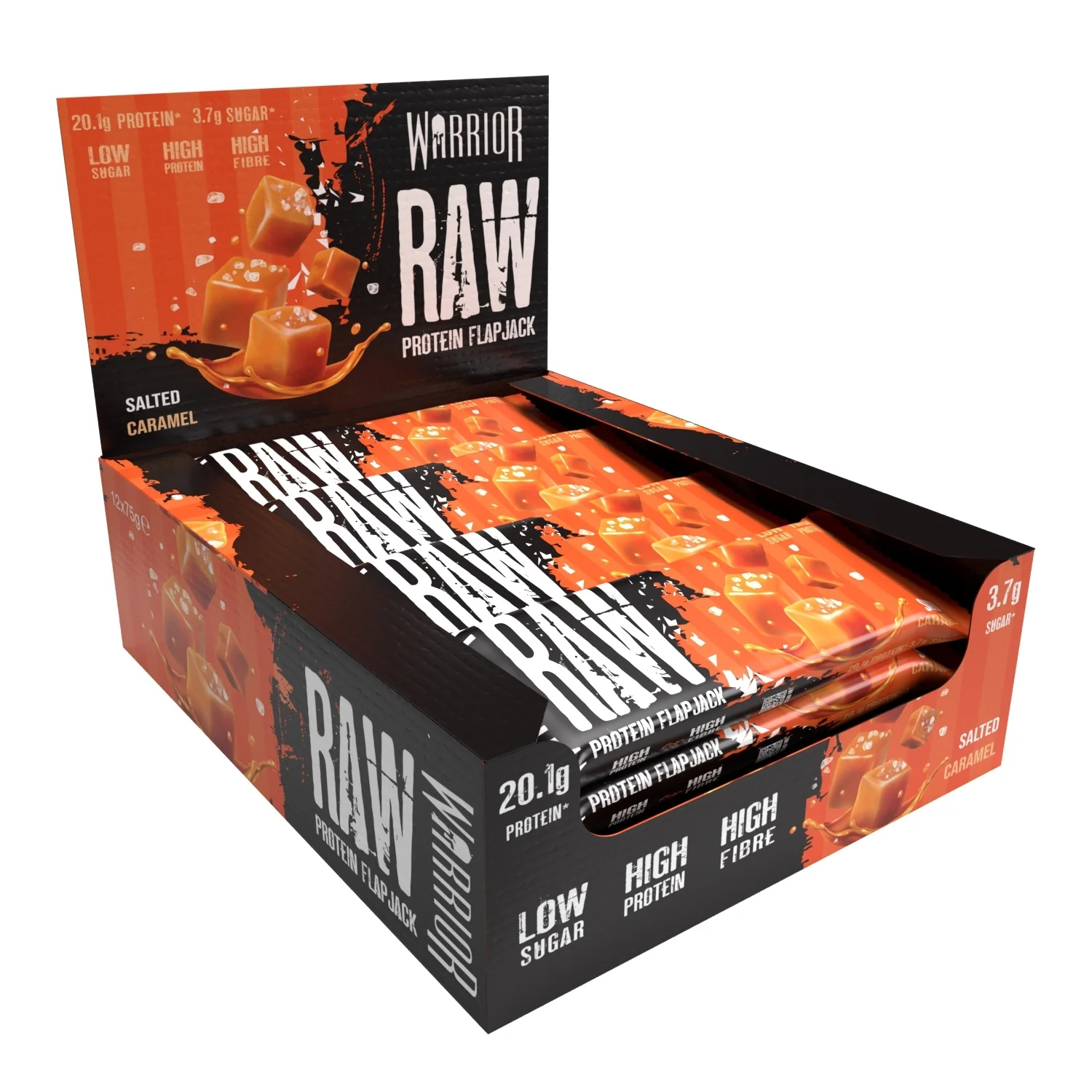 Warrior RAW Protein Bar - 12 x 75g Bars - Image 53